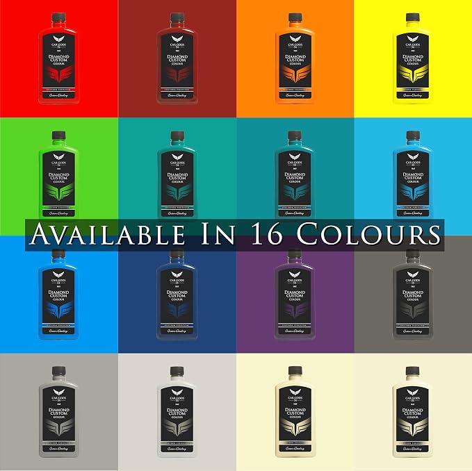 Car Gods Iris Custom Color Black 3-in-1 Polish Wax Color Restorer & Scratch Remover, 16 Colors Available, 17 Fl Oz