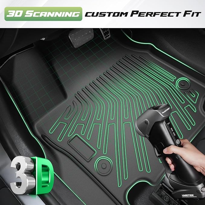 Cartist Floor Mats for Chrysler Pacifica (Only Fit Hybrid) 2017-2026, All Weather Cargo Liner for Pacifica Accessories, Heavy Duty TPE Car Mats, Car Accessories