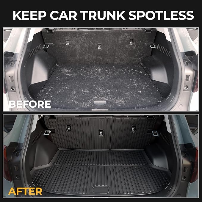 Floor Mats for Kia Seltos 2024-2026, All Weather Floor Mats Trunk Cargo Liner with Backrest Protectors Accessories, Full Coverage Set (Not fit Subwoofer)