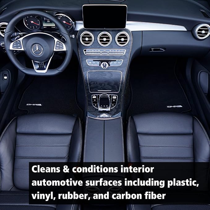 Invisible Glass 92024-6PK Power Clean Interior Detailer Cleaner & Protectant – Cleans, Conditions & Restores Plastic, Vinyl, Rubber & Carbon Fiber – OEM Finish, Fresh Scent – 22 fl oz (Pack of 6)