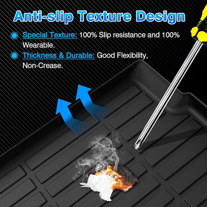 Cartist Cargo Mat Compatible with Kia K4 2025 2026 Accessories Trunk Mat TPE All Weather Anti-Slip Odorless Cargo Liner for K4 Accessories