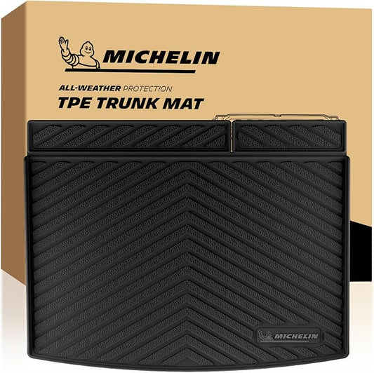 Michelin Vehicle Mats for 21-26 Suburban/Yukon XL/Escalade ESV, Trunk Mat | Not Fit Yukon/Escalade, All-Weather TPE Custom Fit Cargo Liner, Non-Slip, Odor Free, Premier (1 Piece)