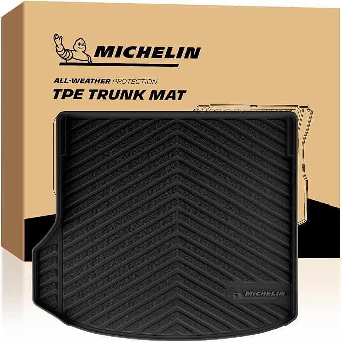 Michelin Vehicle Mats for 2024-2026 Chevy Equinox EV | Not Fit Gas, All-Weather TPE Custom Fit Liner, Premier