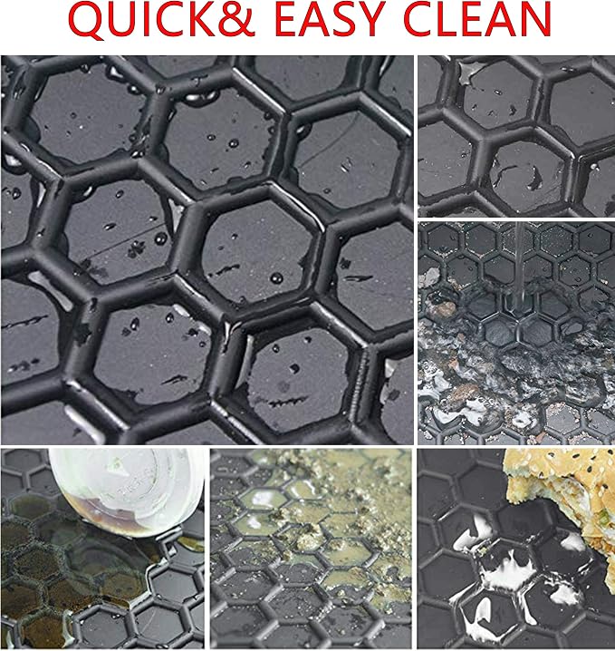 Car Rubber Floor Mat Custom Fit for Toyota Corolla Sedan 2014 2015 2016 2017 2018 2019 Automatic Transmission Black Red Auto Liner Mats All Weather Heavy Duty Odorless No im Hatchback Model