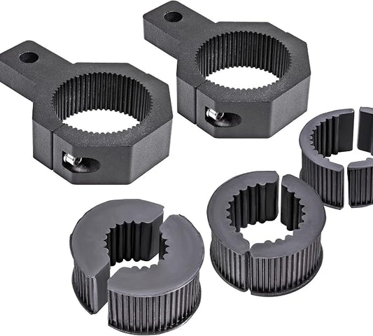 LAMPHUS Off-Road ATV UTV Light Bar Mounts Mounting Bracket Bar Clamp Kits [1"/1.5"/1.75"/2"] [Vertical Bar] [Aluminium] [2 Units] Bull Bar UTV Roll Bar Clamp Tube Roll Cage Clamps Mount for ATV UTV