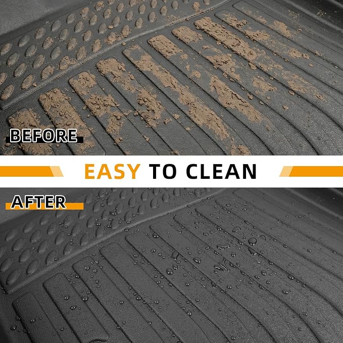 Floor Mats for Chevy Blazer 2019-2026, for Chevrolet Blazer Gas | for Blazer Gas Base/L/LS/LT/Premier/RS, TPE All Weather Blazer Floor Mats, Non-Slip Waterproof 1st & 2nd Row & Cargo Liner