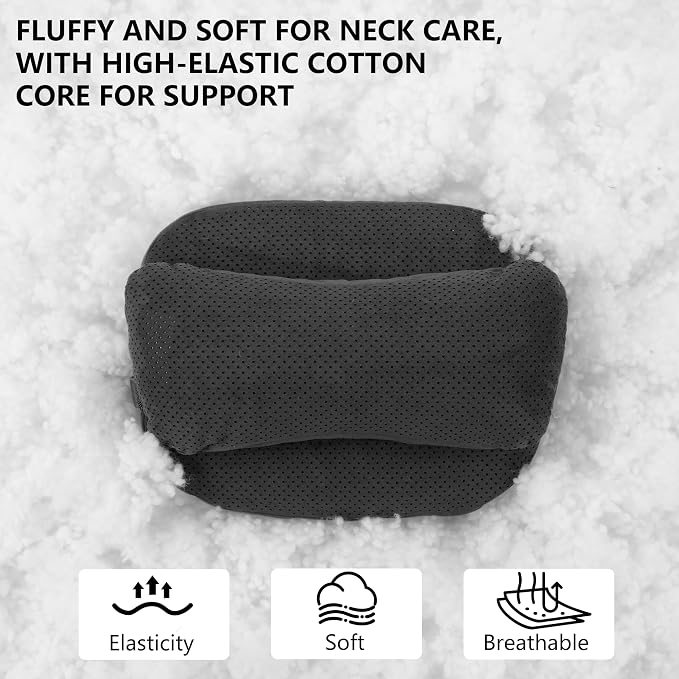 2 Pack Car Neck Support, Ergonomic Drive Seat Head Cushion Pillow | Car Pillow for Neck Support, Softness Car Headrest Pillow for Driving, Ergonomic Car Neck Support Pillow for Car Home Office