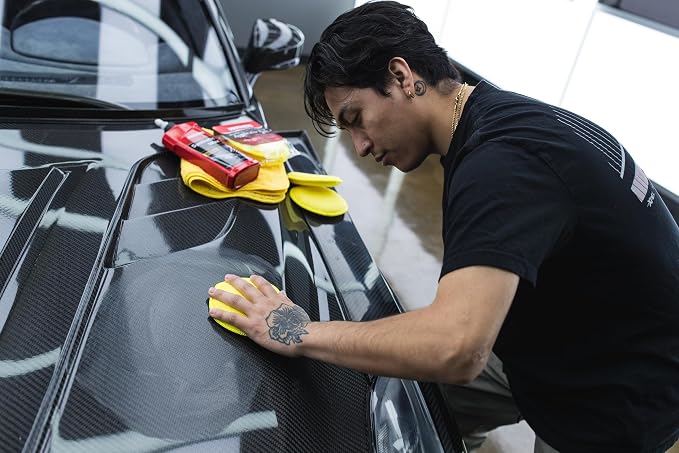 Mothers California Gold Synthetic Wax, 16 oz. (05716) | Long-Lasting Protection, Micro-Encapsulated Polymers, Polishes, Enhances Depth, Gloss & Shine, Easy-to-apply 2 in 1 Formula