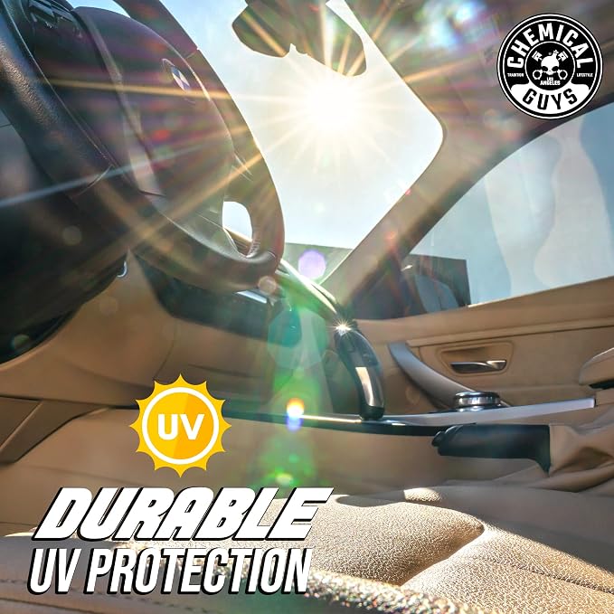 Chemical Guys, HydroLeather Ceramic Leather Coating for Interiors, 16 oz | Ceramic coating shields leather seats, furniture and boots, adding a protective layer that helps repel spills