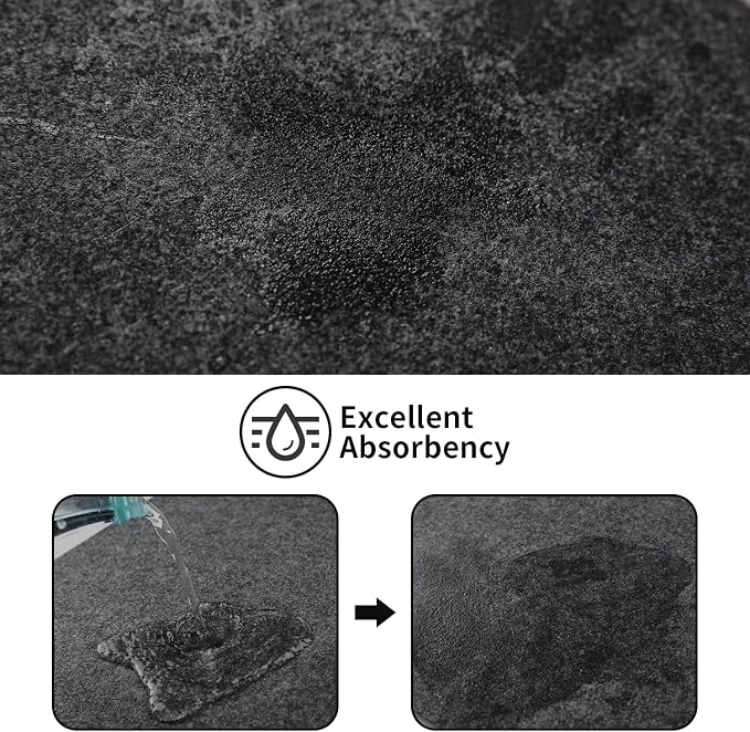 Disposable Car Floor Mats, 30 Pack Grey Felt Disposable Floor Pads, Temporary Automotive Car Carpet Protector, Universal Fit for Auto Detailing Car Wash SUV, Truck