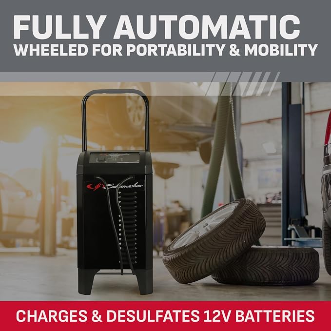 Schumacher Electric Wheeled 6A Car Battery Charger & Maintainer – SC1364