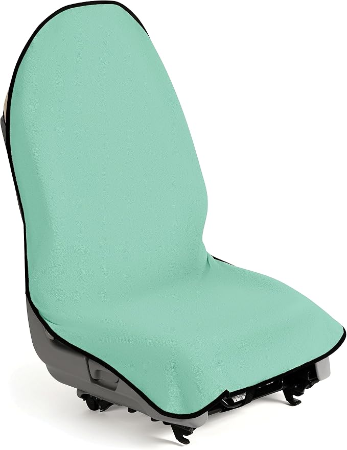 lebogner Waterproof Seat Cover, Sweating Towel for Post Gym Workout, Running, Swimming, Beach and Hiking, Universal Fit Anti-Slip Seat Protector for Cars, SUVs and Trucks, Machine Washable, Mint Green