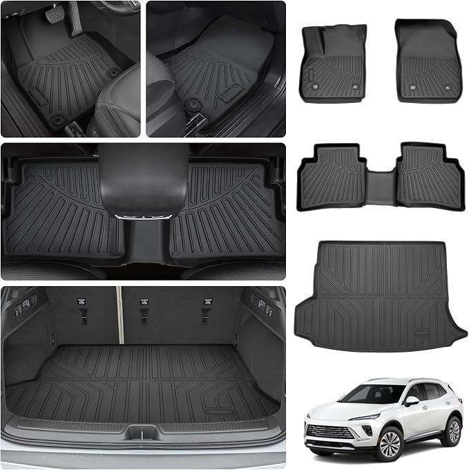Cartist Floor Mats for Buick Envision 2021-2025 2026, All Weather Cargo Liners for Buick Envision Accessories, Heavy Duty Car Mats, Car Accessories