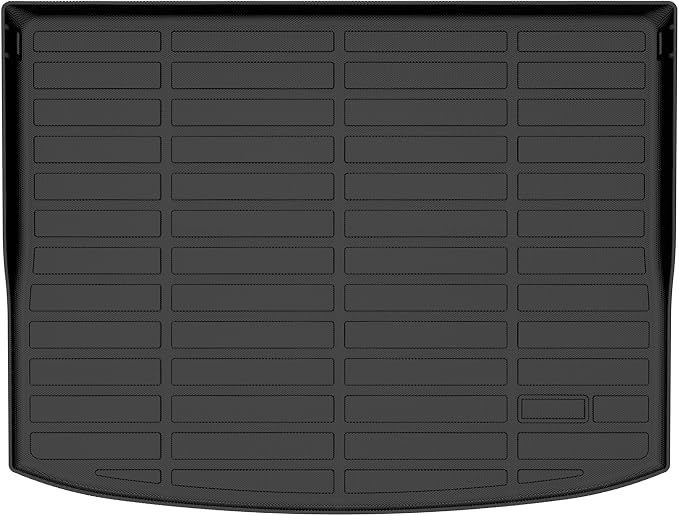 All Weather Cargo Mat Fit for Kia NIRO EV(Not PHEV) 2026-2023 TPE Rubber Cargo Liner Set NIRO EV Accessories All Season Guard Odorless Anti-Slip Trunk Tray Black
