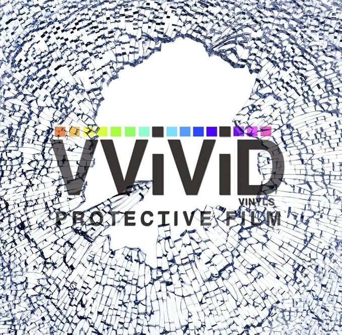 VViViD Clear Protective 4mil Vinyl Window Glass Wrap Shatterproof Security Film Large Window Roll (60 Inch x 78 Inch)