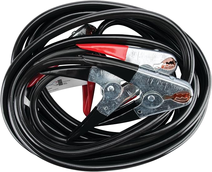 Performance Tool W1669 20' Commercial Duty 2-Gauge 800 PEAK AMP All Weather Jumper Cables for Tractors, Semis, Buses, and RVs