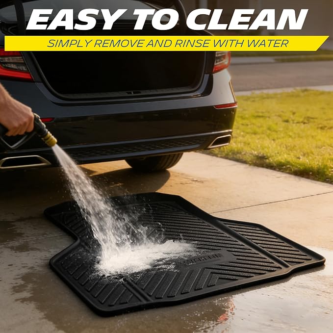 Michelin Vehicle Mats, All-Weather TPE Custom Fit Liner for 2022+ Hyundai Tucson Gas (4 Piece A), Premier