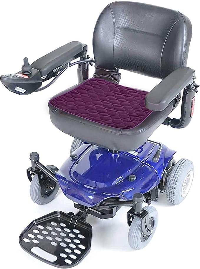 RMS Washable Reusable Incontinence Chair Pad (Ruby Red)