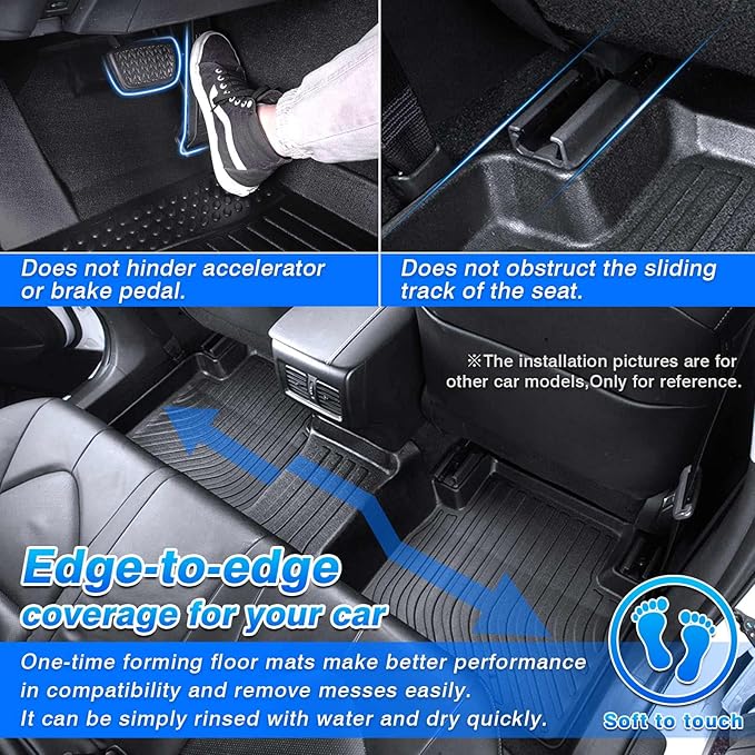 Cartist Floor Mats Fit for Mazda CX-30 2020-2025 2026 (FWD Only) All Weather Floor Mats for CX30 Accessories Heavy Duty