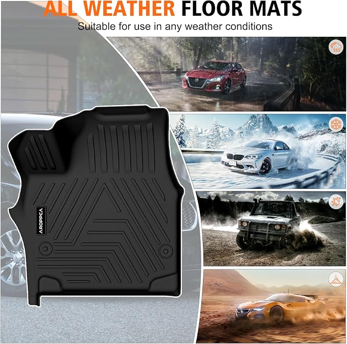 All Weather Floor Mats Cargo Liner with Backrest Mat for Chrysler Pacifica 2017-2025 Gas 7 Seater Touring (Non Hybrid & Non Pinnacle)/2020-2025 Chrysler Voyager for Pacifica Accessories