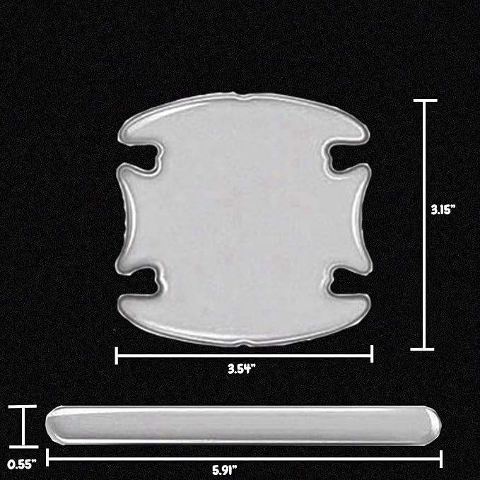 14 PCS Car Door Handle Scratch Protector,Universal Waterproof Anti-Scratches Car Door Cup Protector Transparent 14