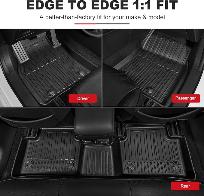 Custom Fit Floor Mats and Cargo Mat for Lexus ES 2019-2024 (ES350/ES300h) & 2025 ES300h - All Weather Protection