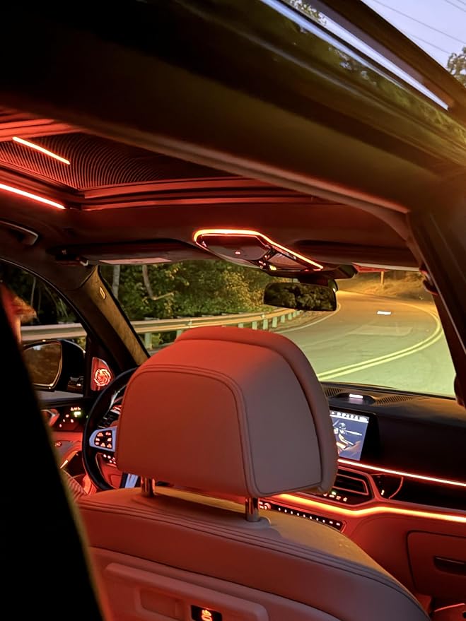 Ambient Reading Light Strip Fit for G-Series 11-Color OEM Sync, Plug & Play Headliner LED Upgrade