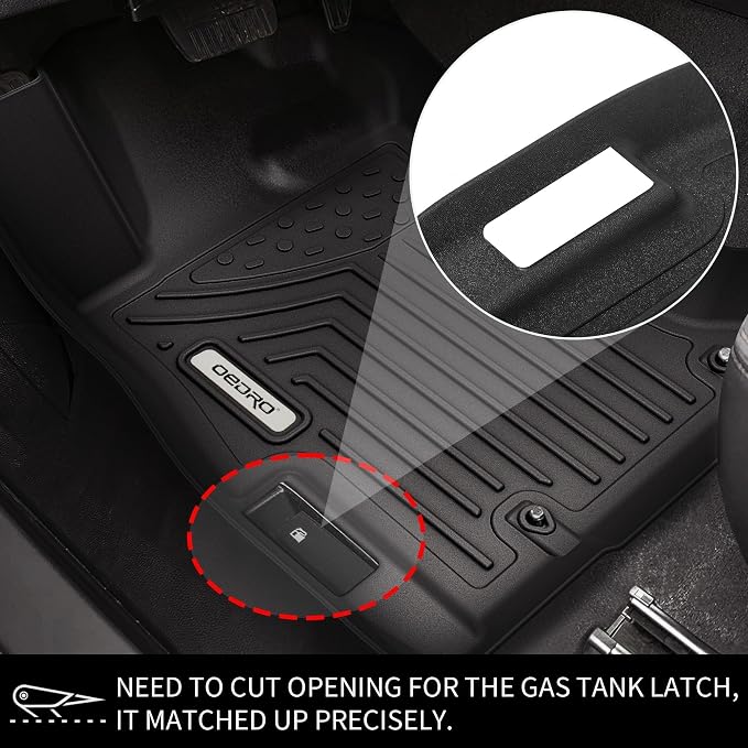 OEDRO Floor Mats Fit for 2018-2023 Subaru Crosstrek/ 2017-2023 Impreza, Custom Fit All Weather Subaru Crosstrek Accessories 2 Row Floor Mats & Cargo Liner Full Set Liners