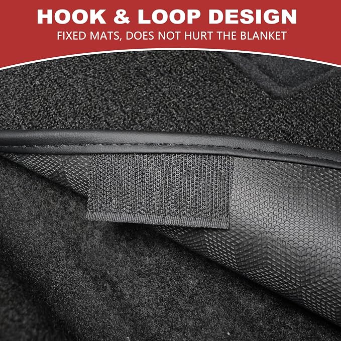 Floor Mats Fit for Honda HRV 2016 2017 2018 2019 2020 2021 2022 | TTX LIGHTING Carpet Floor Liners All Weather Protection Car Mats HR-V Accessories 1st & 2nd Row, Black