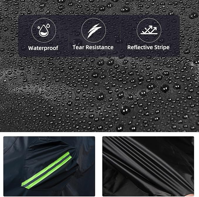 Car Cover Custom Fit for Toyota Camry, Waterproof All Weather Full Exterior Cover Rain Snow UV Protection Cover with Door Zipper