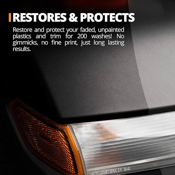 CERAKOTE® Ceramic Trim Coat Kit - Quick Plastic Trim Restorer - Ceramic Coating Guaranteed Restoration to Last Over 200 Washes – A Ceramic Coating, Not a Dressing | Quick Trim Restorer, Guaranteed Restoration Over 200 Washes, Ceramic Coating Not a Dres...