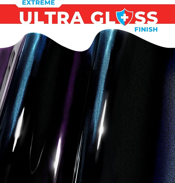 ColorFusion PPF by VViViD, Gloss Cosmic Blue Dry Apply PPF Vinyl Car Wrap Roll 10ft x 5ft