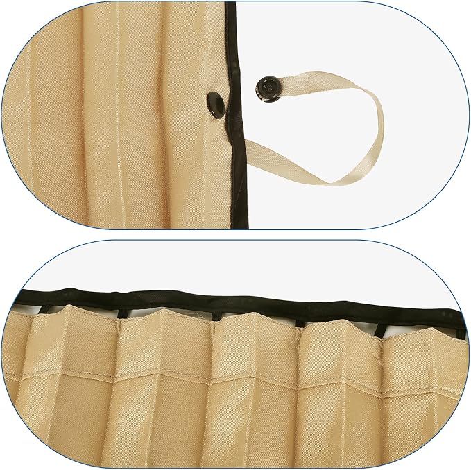 ZATOOTO Magnetic Car Window Covers for Privacy Baby Sun Shades | Strong magnets for easy install on steel frames. Measure windows and test fit first—best on metal frames.