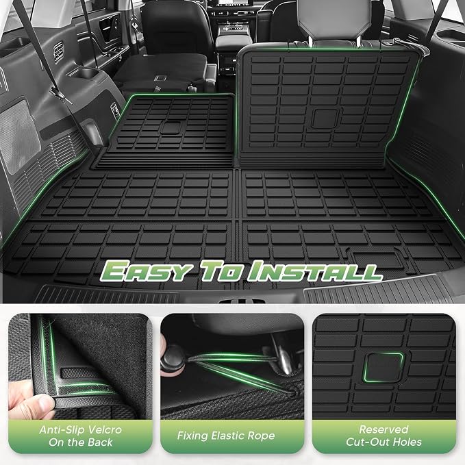 Cargo Liner for Lincoln Aviator 2020-2025 2026, All Weather Cargo Mats for Aviator Accessories, Heavy Duty TPE Trunk Mat, Car Accessories