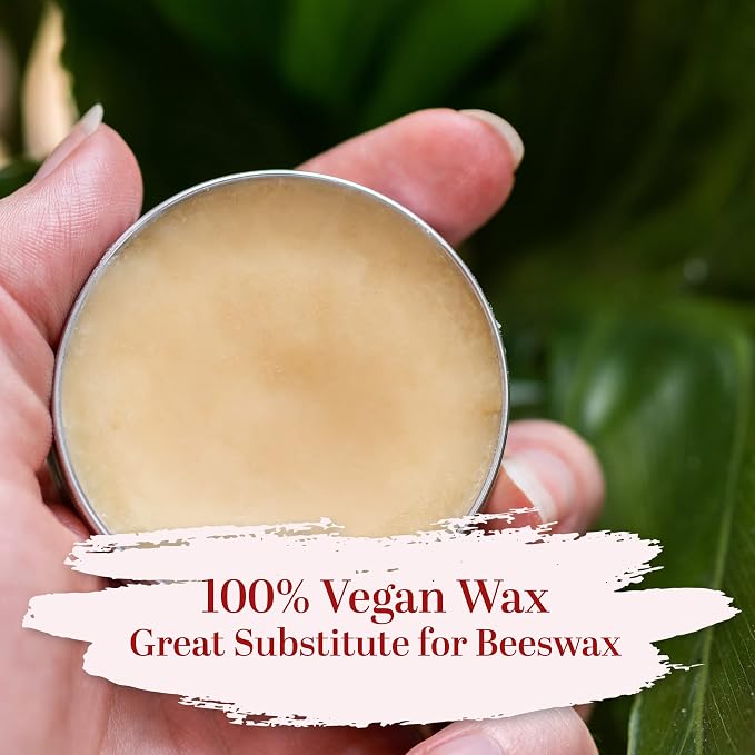 Carnauba Wax Flakes for DIY Balms, Candles & Skincare | Natural Vegan Wax, Ingredient for Lip Balm, Salves & Leather and Wood Finishing | 100% Pure | 8 oz Pouch
