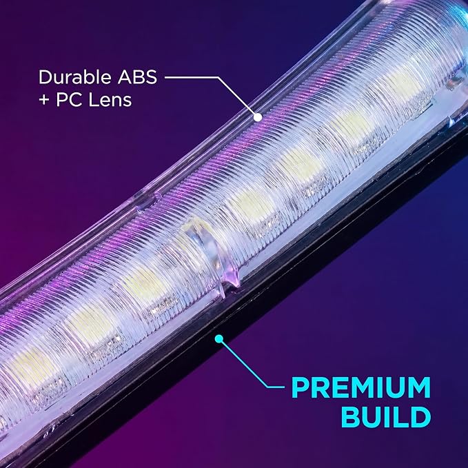 ANKIA Universal 12 LED License Plate Light Running Lamp Reverse Lights Tail Light Assembly for Car Trailer UTV ATV Truck RV Boat (Ice Blue Light)