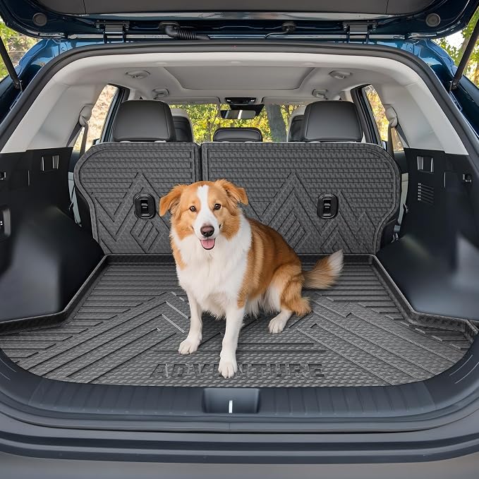 KUST Floor Mats Trunk Mat Set for Kia Sportage 2023-2025 (Not for Hybrid/EV), All Weather Cargo Mat Back Seat Protector for Sportage Accessories, TPE Rubber Raised Edge