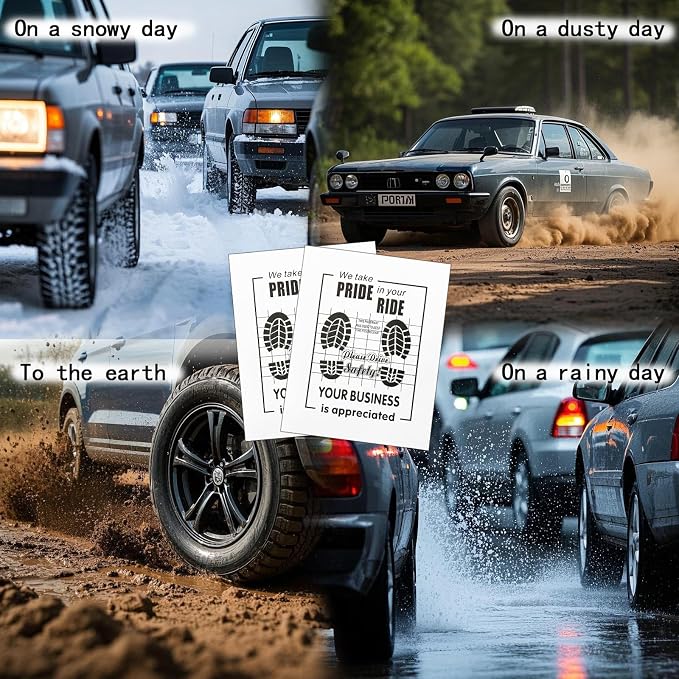White Car Paper Floor Mats,100Pcs Vehicles Disposable Floor Pads,Temporary Cars Floor Protector,Automotive Mat Covers Protector,Waterproof Car Foot Pads Protective Papers,16x20inch (New Packaging