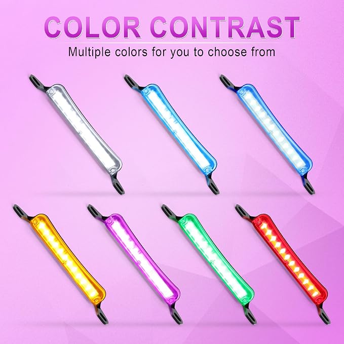 LivTee License Plate Light, Extremely Bright LED License Plate Lights Assembly for Trailer UTV ATV Truck RV Boat, Purple