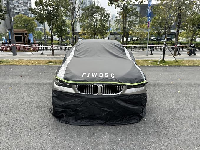 Full Enclosed Car Cover Universal Fit Wrangler 2 Door 1987-2025 YJ/TJ/JK/JL,Kia Soul,Honda fit,Chevy Trax,Encore,Kona/Veloster,HR-V 2015-2022 Fit Small SUV/Hatchback/Jeep Length up to 171 in