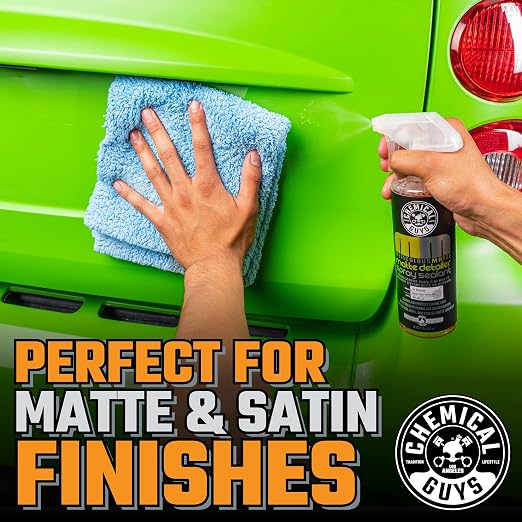Chemical Guys, Meticulous Matte & Satin Finish Detailer & Sealant, 16 oz | Quick detailer for satin and matte finishes and vinyl wraps, cleans streak-free without adding unwanted gloss