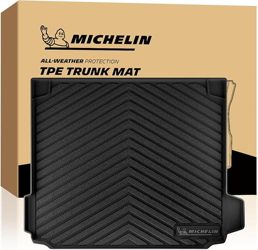 Michelin Vehicle Mats for 2019-2026 BMW X5 PHEV, 5 Seats, Trunk Mat 1PCS | Not Fit 7 Seats/Luggage Compartment, Custom Fit, All-Weather TPE Car Mat Accessories Cargo Liner, Premier