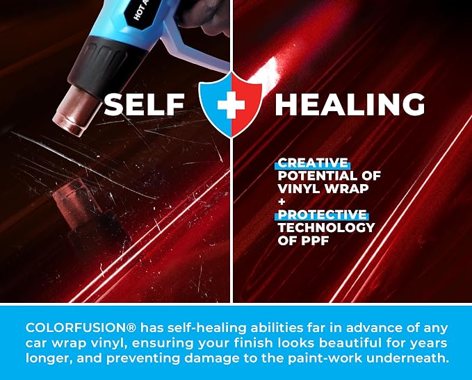 ColorFusion PPF by VViViD, Gloss Demon Dry Apply PPF Vinyl Car Wrap Roll 10ft x 5ft