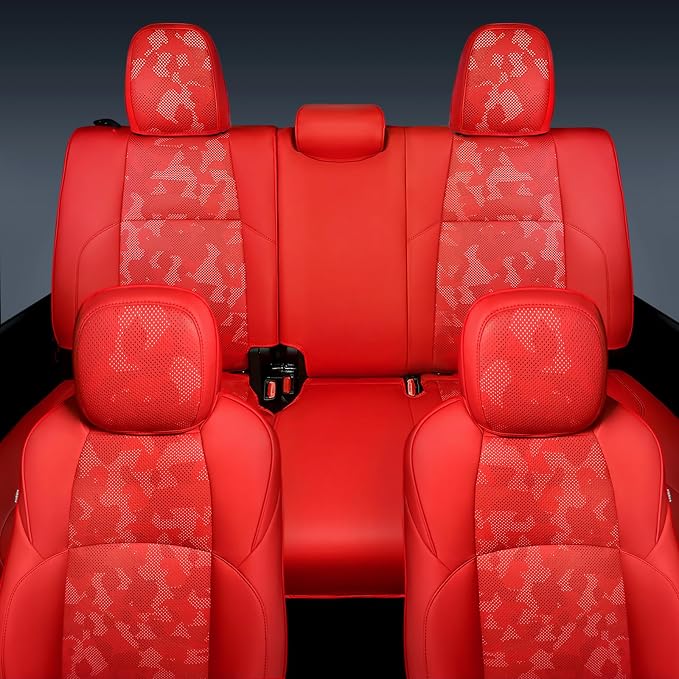 Leather Seat Covers Custom Fit for Tacoma Gen 4th (2024-2026) Double Cab | Custom Fit for SR, SR5, TRD PreRunner, TRD Sport, TRD Off-Road, Limited, Trailhunter - Fully Covered - Fit Like a Glove