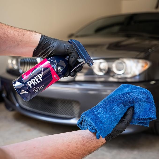 Gyeon Prep Paint Cleaner and Degreaser for Ceramic Coating Installs 500ml | Pre-coating surface cleaner strips oils and wax residue from paint so ceramic coatings bond correctly and last longer.