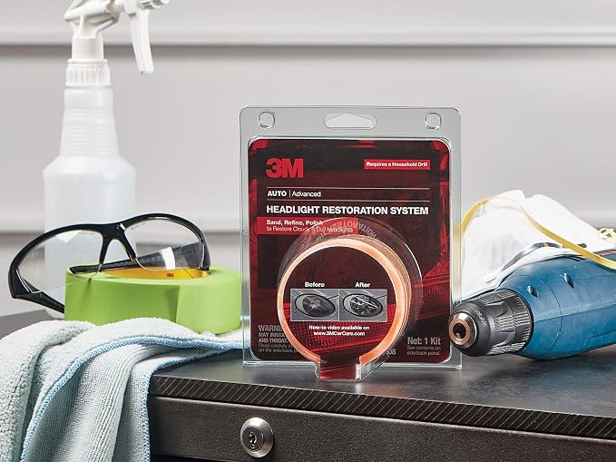 3M 39008 Headlight Lens Restoration System - Case of 4