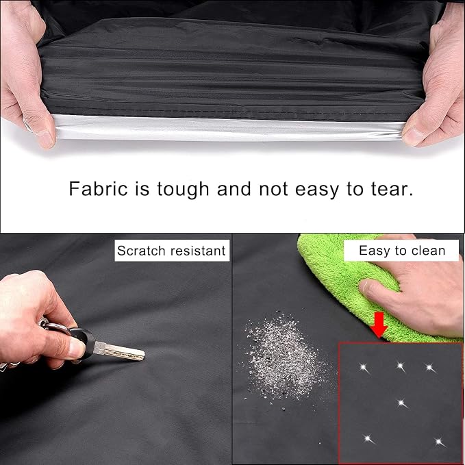 UV Protection Car Cover Windproof Dustproof Scratch Resistant Outdoor Universal Full Car Covers for Sedan XS
