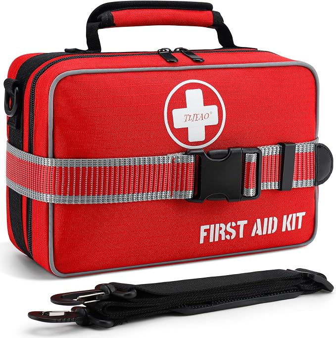 430 Piece Emergency First Aid Kit, Large | Comprehensive Premium, Medical Kits for Home, Car, Camping, Travel, Hiking, Truck, Sports & Outdoor Emergencies