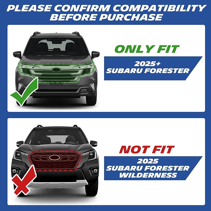 Michelin Vehicle Mats for 2025-2026 Subaru Forester Gas (4 Piece) | Not Fit Hybrid & 2025 Wilderness, All-Weather TPE Custom Fit Liner, Premier