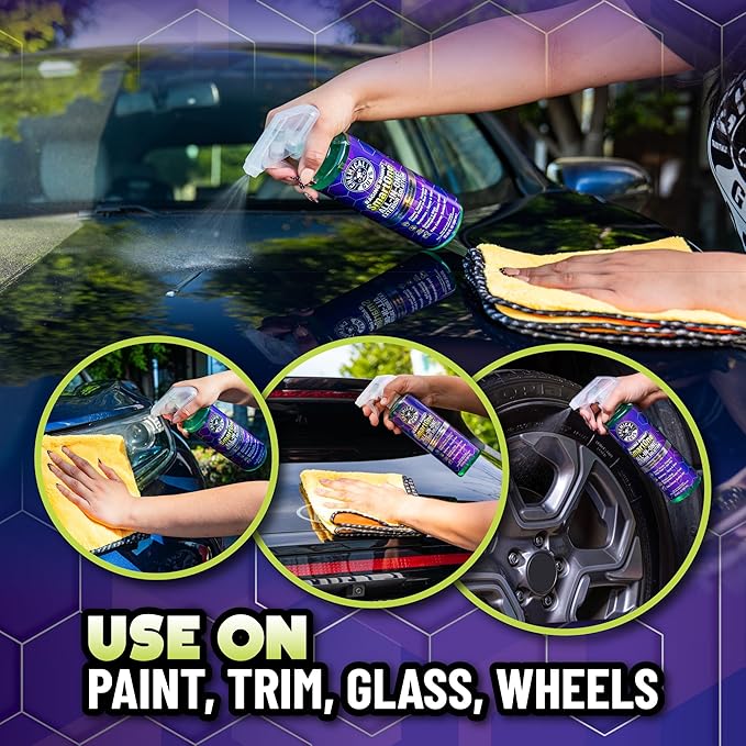Chemical Guys Raging Rhino SmartOne 2 Pack With Storage Bag All In One Exterior Spray Microfiber Towels Giftable Waterless Wash And Quick Detail Set